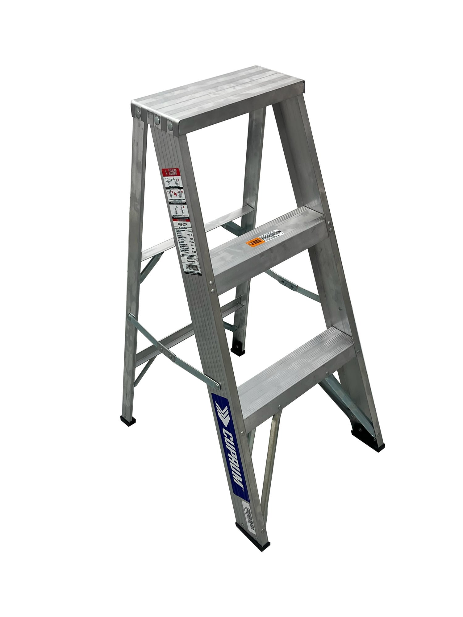 Escalera de tijera de aluminio